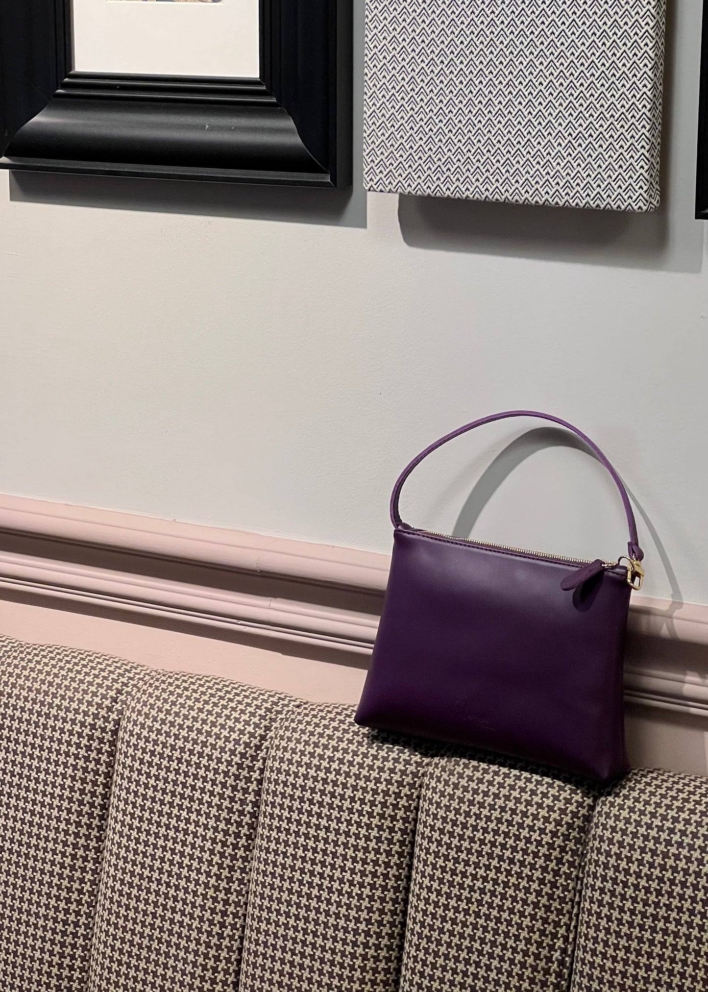 pochette Macaron melanzana