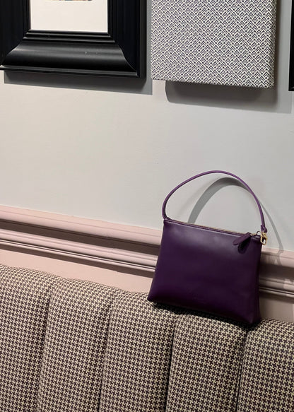 pochette Macaron melanzana