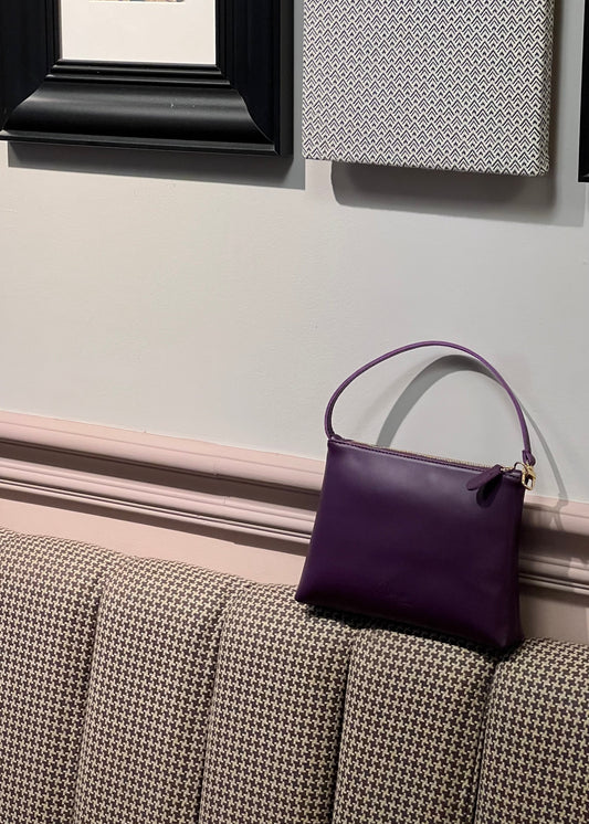 pochette Macaron melanzana