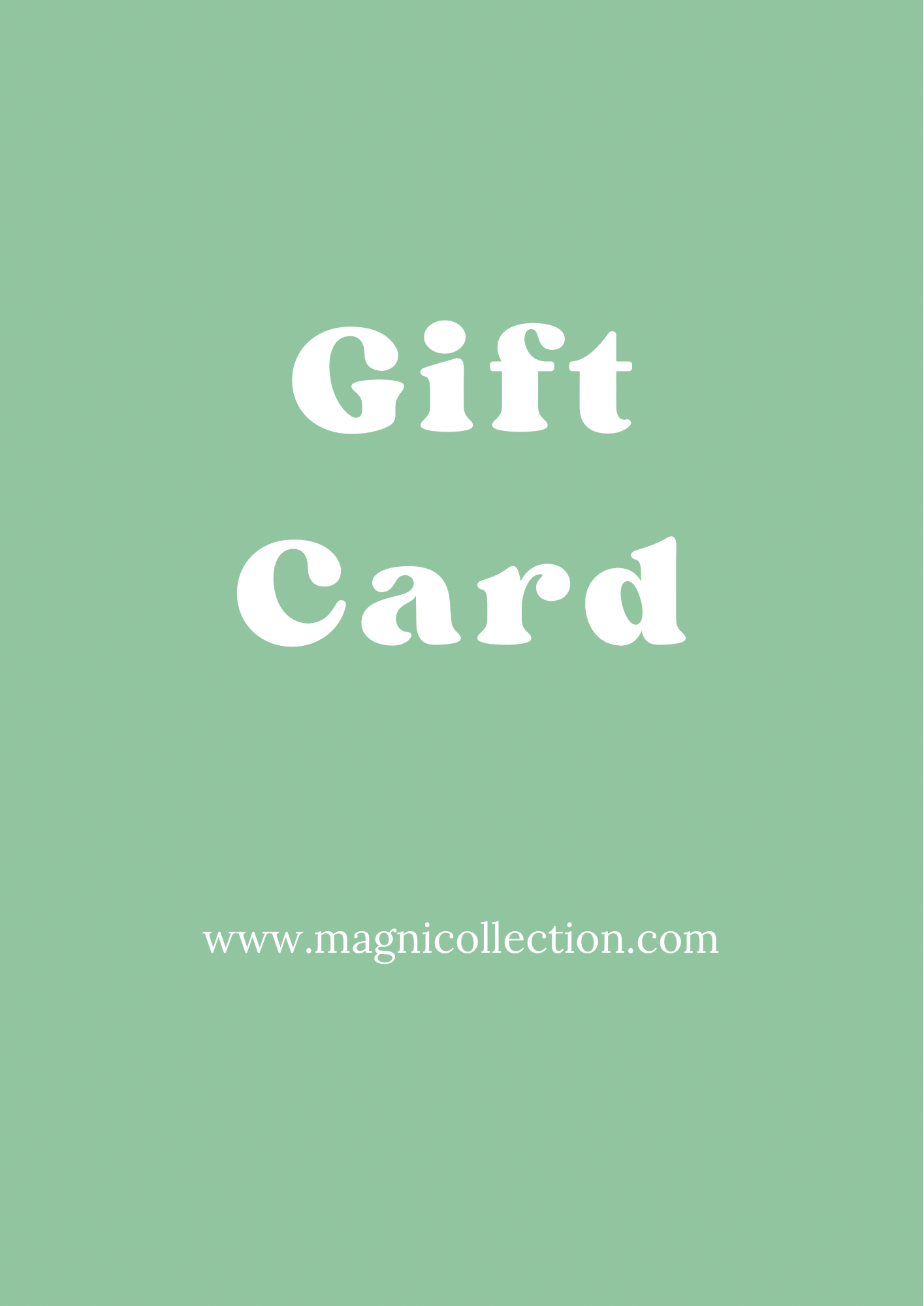 Gift card Magni collection